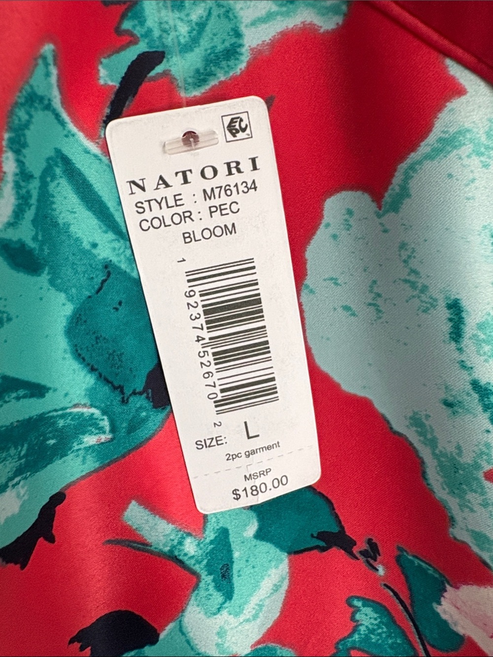 🆕 NATORI Bloom Floral Satin 3 piece Lounge/Sleep Set - Picture 6 of 13